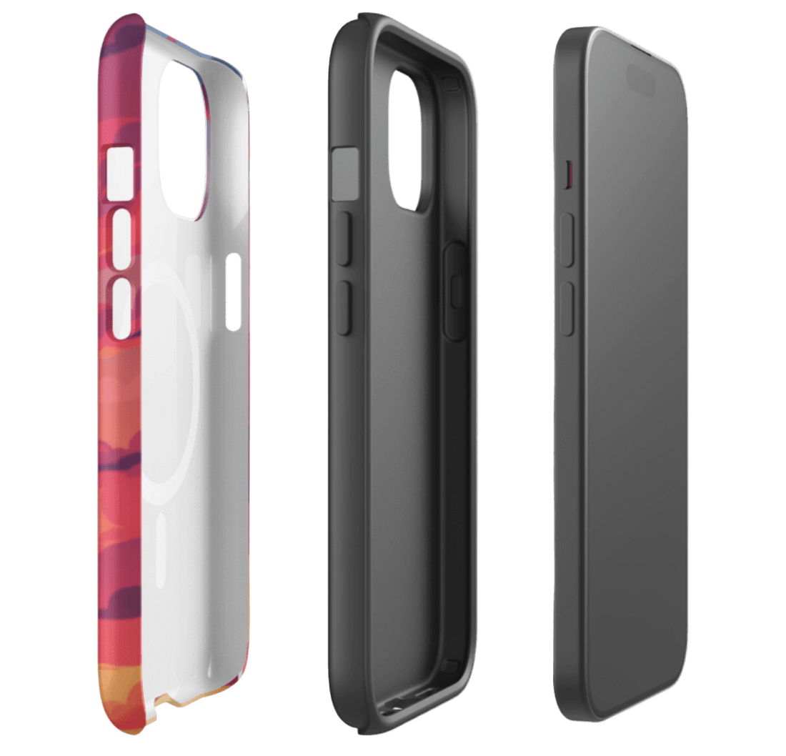 Midwest Sunset | Shield Line | MagSafe® iPhone® Case - Heartland Stitch