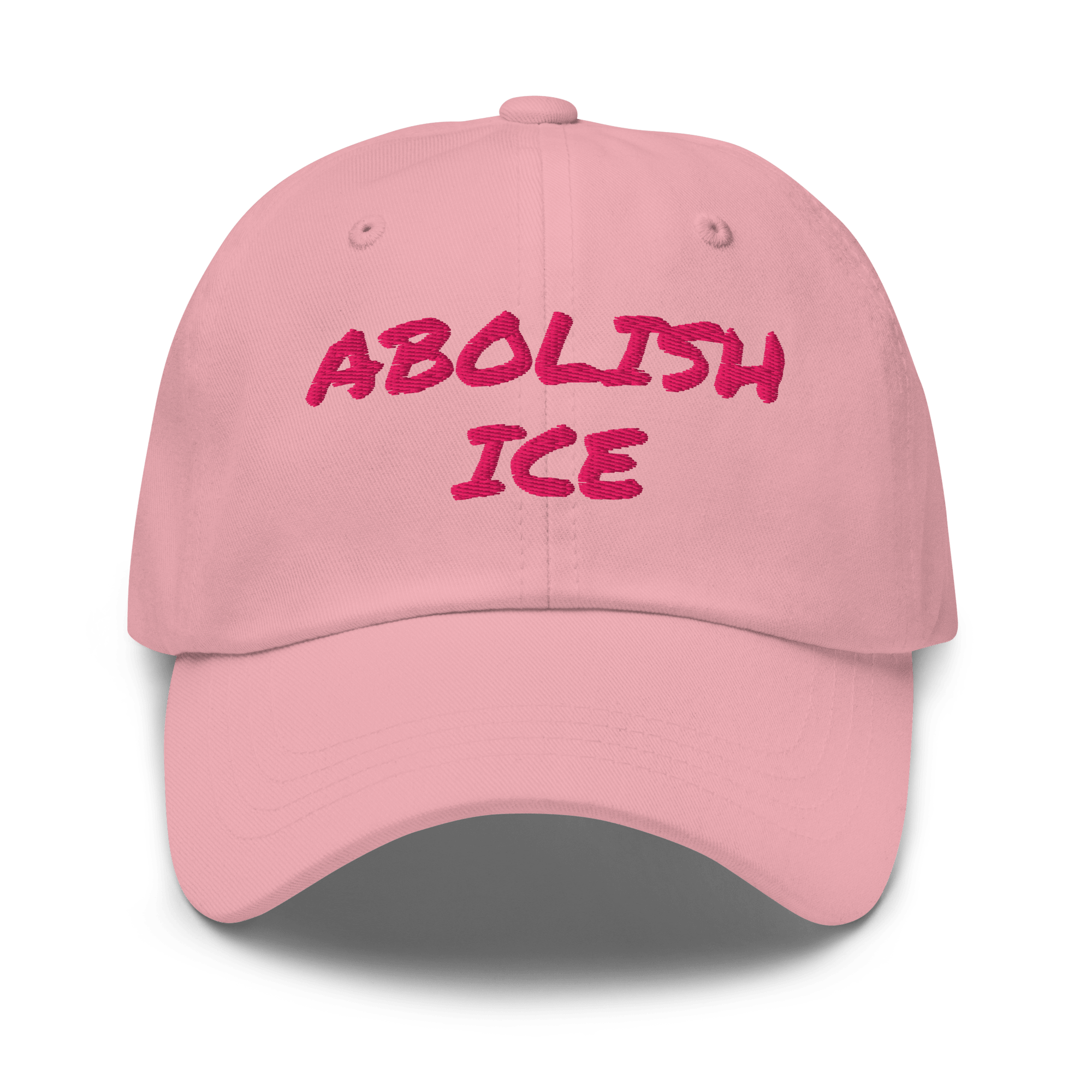 Abolish ICE Marker Font Dad Hat - Heartland Stitch