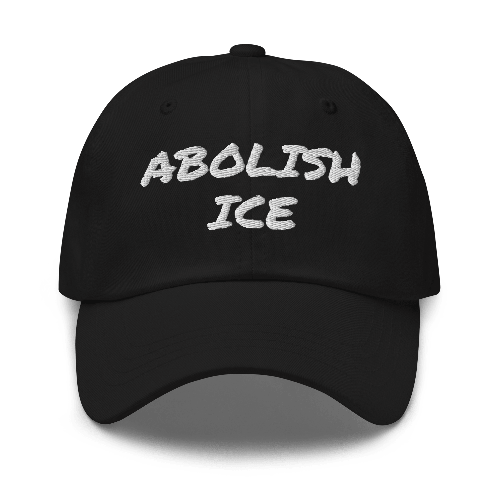 Abolish ICE Marker Font Dad Hat - Heartland Stitch