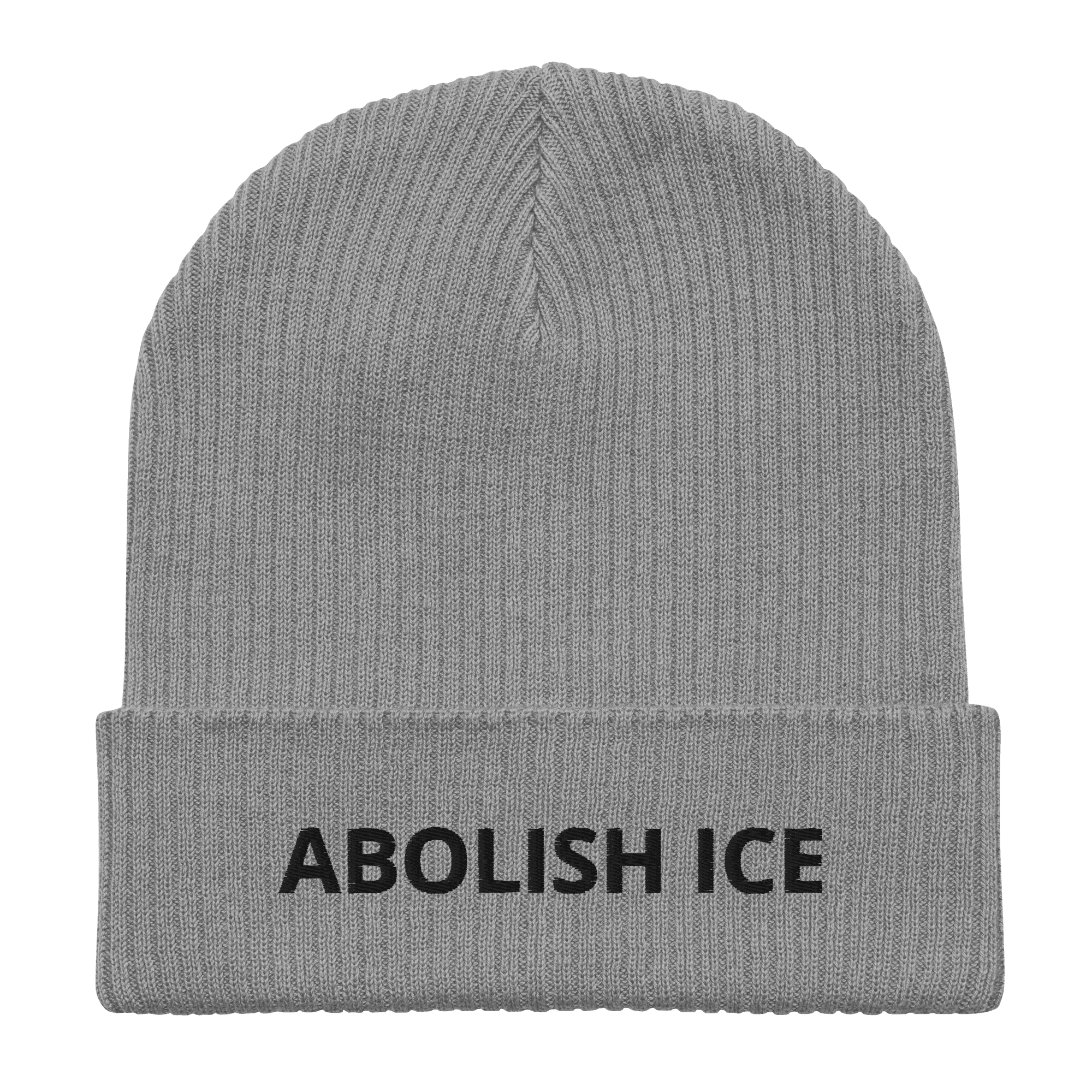 Abolish ICE Organic Cotton Beanie - Heartland Stitch