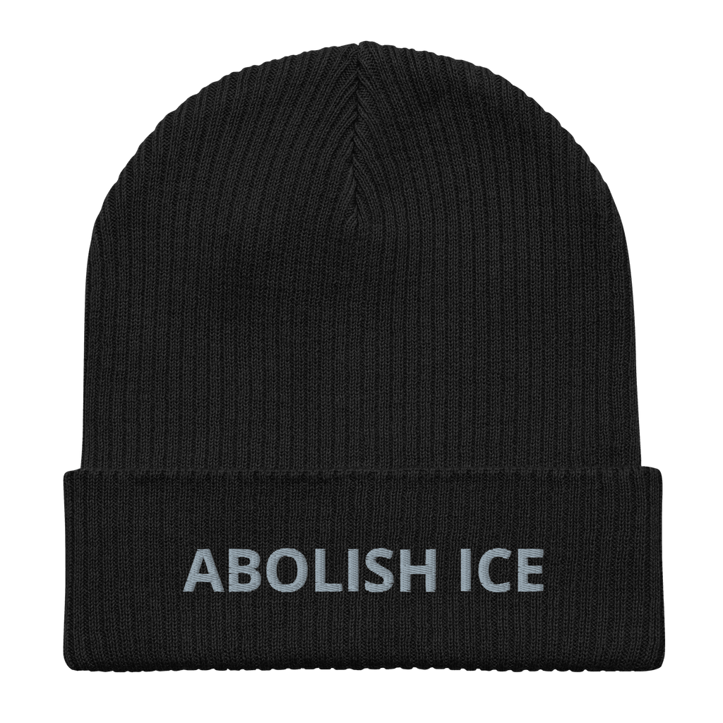 Abolish ICE Organic Cotton Beanie - Heartland Stitch