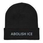 Abolish ICE Organic Cotton Beanie - Heartland Stitch