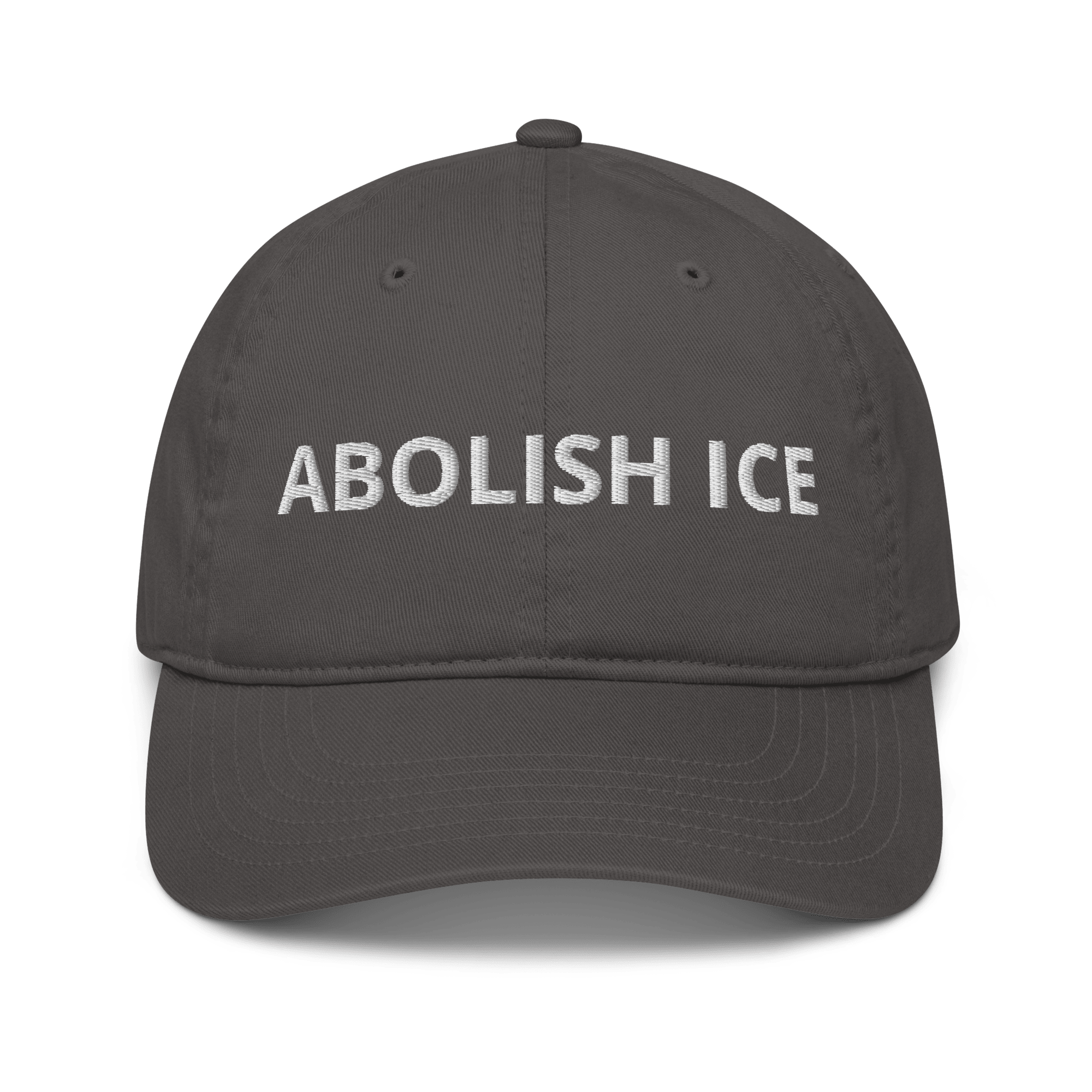 Abolish ICE Organic Cotton Dad Hat - Heartland Stitch