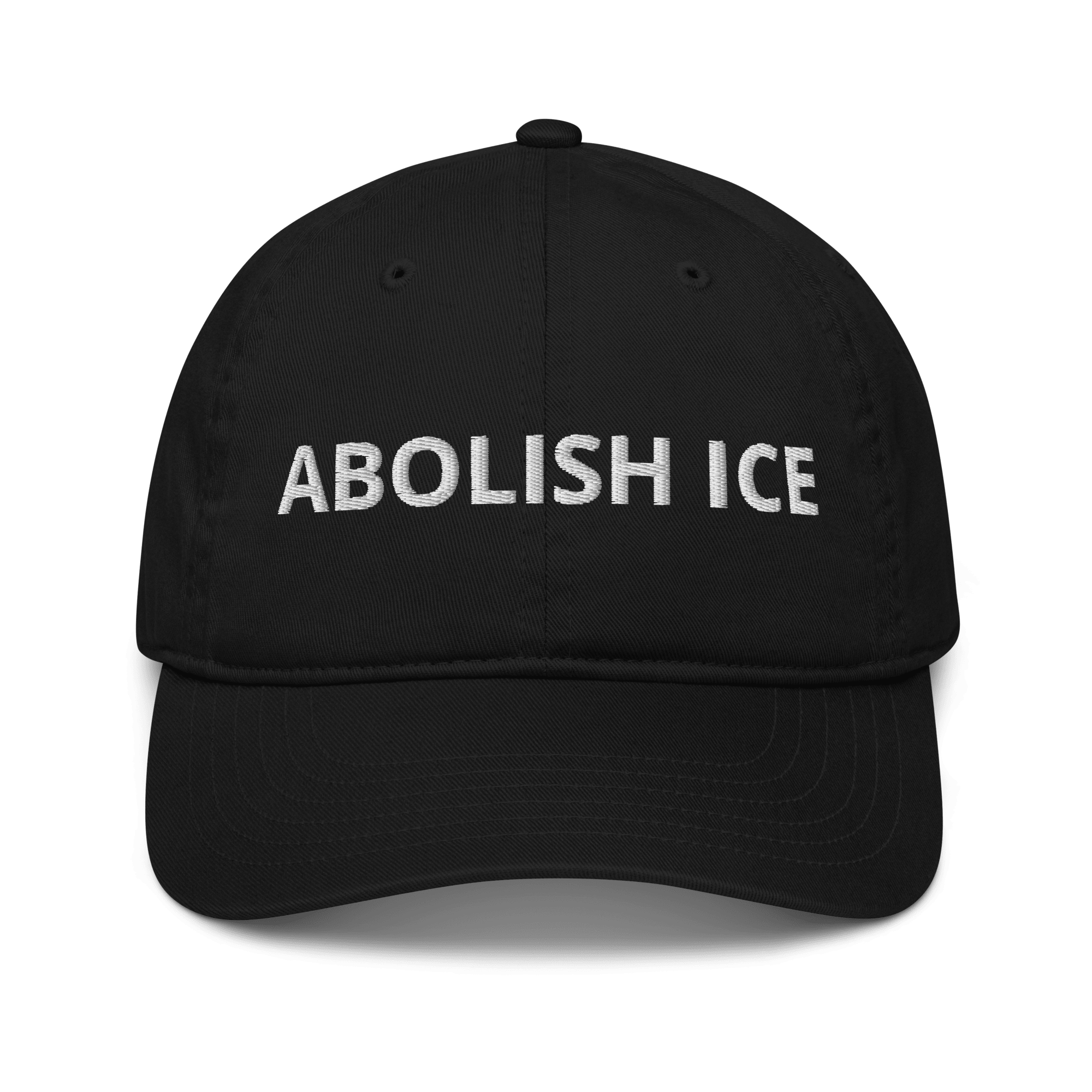 Abolish ICE Organic Cotton Dad Hat - Heartland Stitch