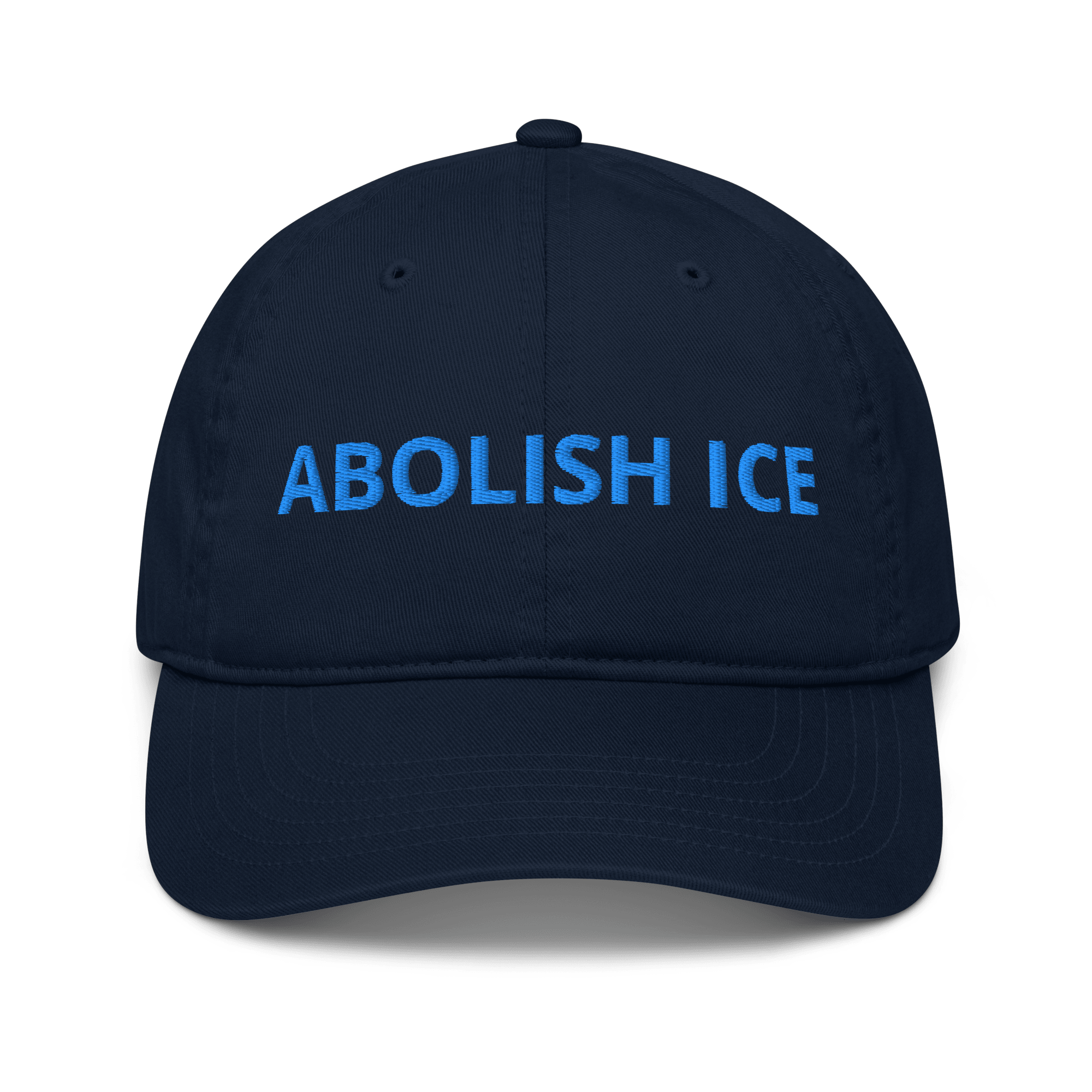 Abolish ICE Organic Cotton Dad Hat - Heartland Stitch