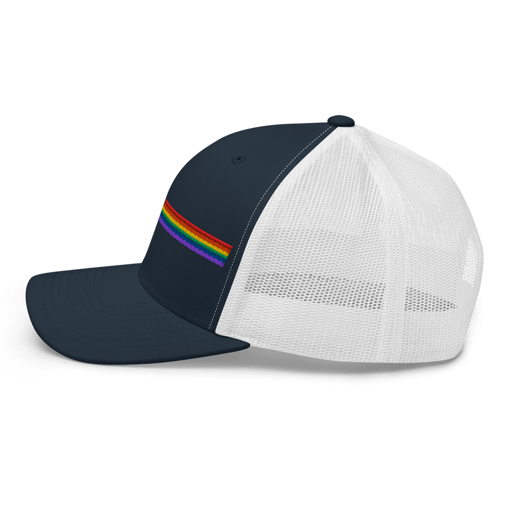 Advocacy Arch: Pride Edition Heritage Trucker Hat - Heartland Stitch