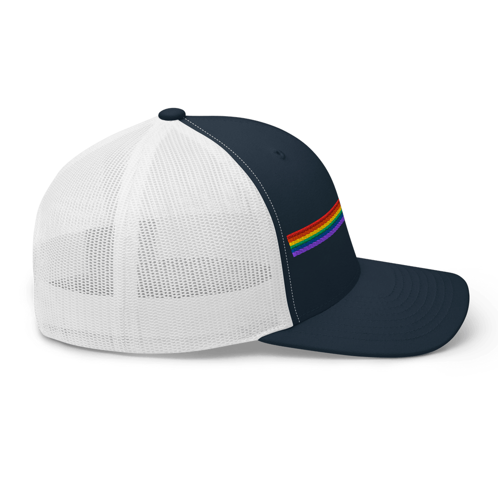 Advocacy Arch: Pride Edition Heritage Trucker Hat - Heartland Stitch