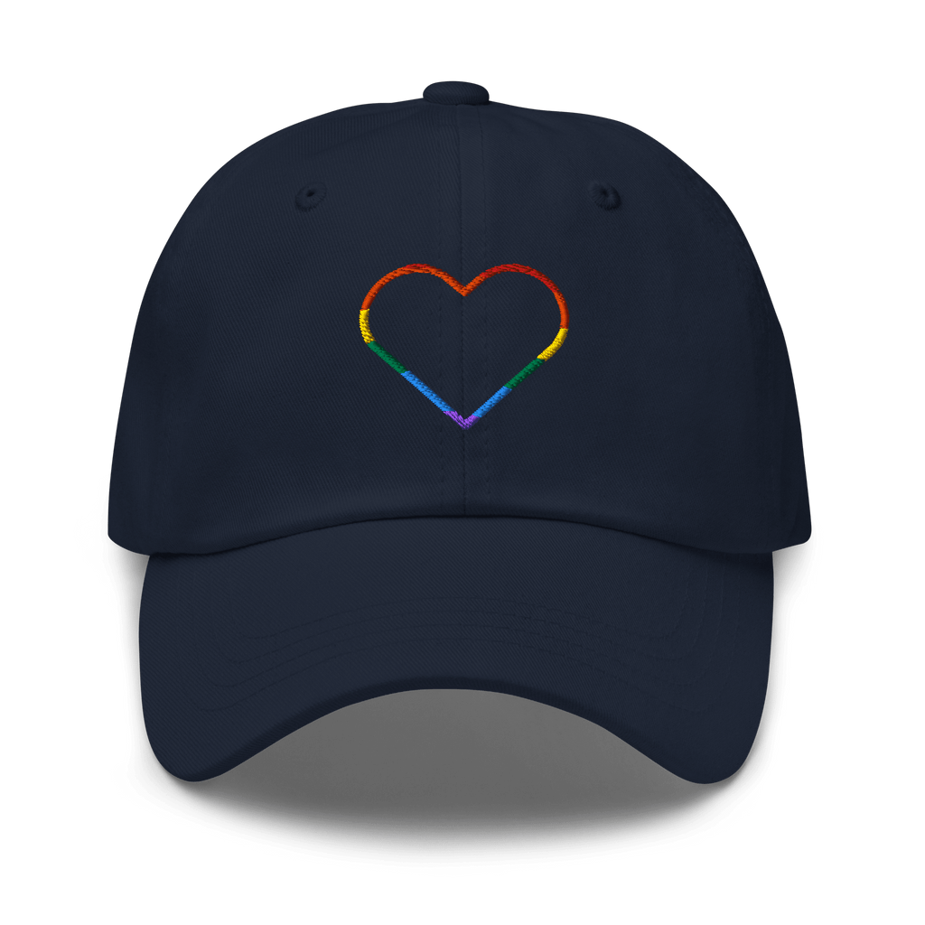 Advocacy Series: Minimalist Pride Heart Hat - Heartland Stitch