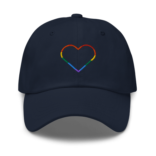 Advocacy Series: Minimalist Pride Heart Hat - Heartland Stitch