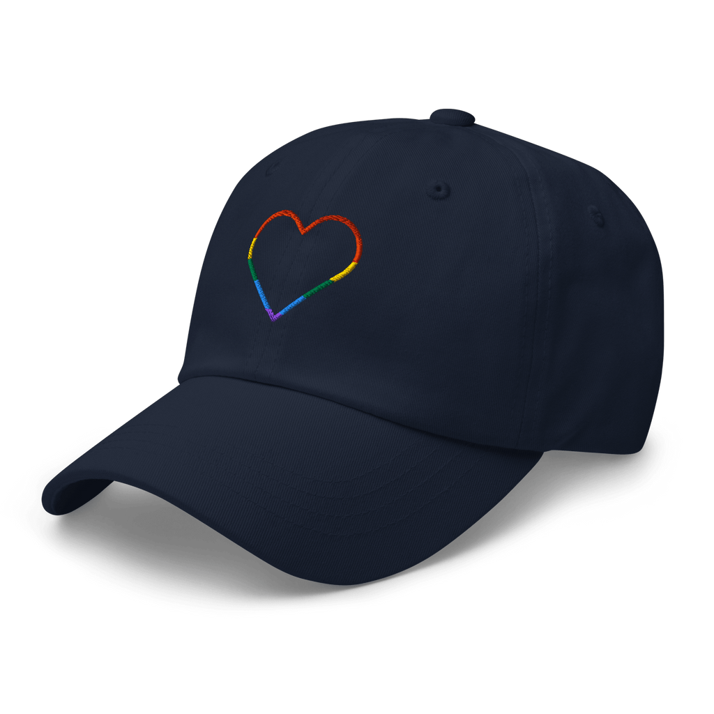 Advocacy Series: Minimalist Pride Heart Hat - Heartland Stitch