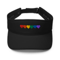 Advocacy Series: Pride Hearts Performance Visor - Heartland Stitch