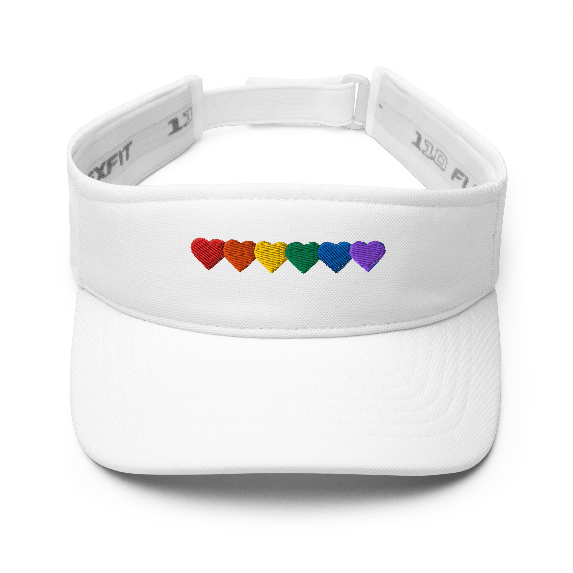 Advocacy Series: Pride Hearts Performance Visor - Heartland Stitch