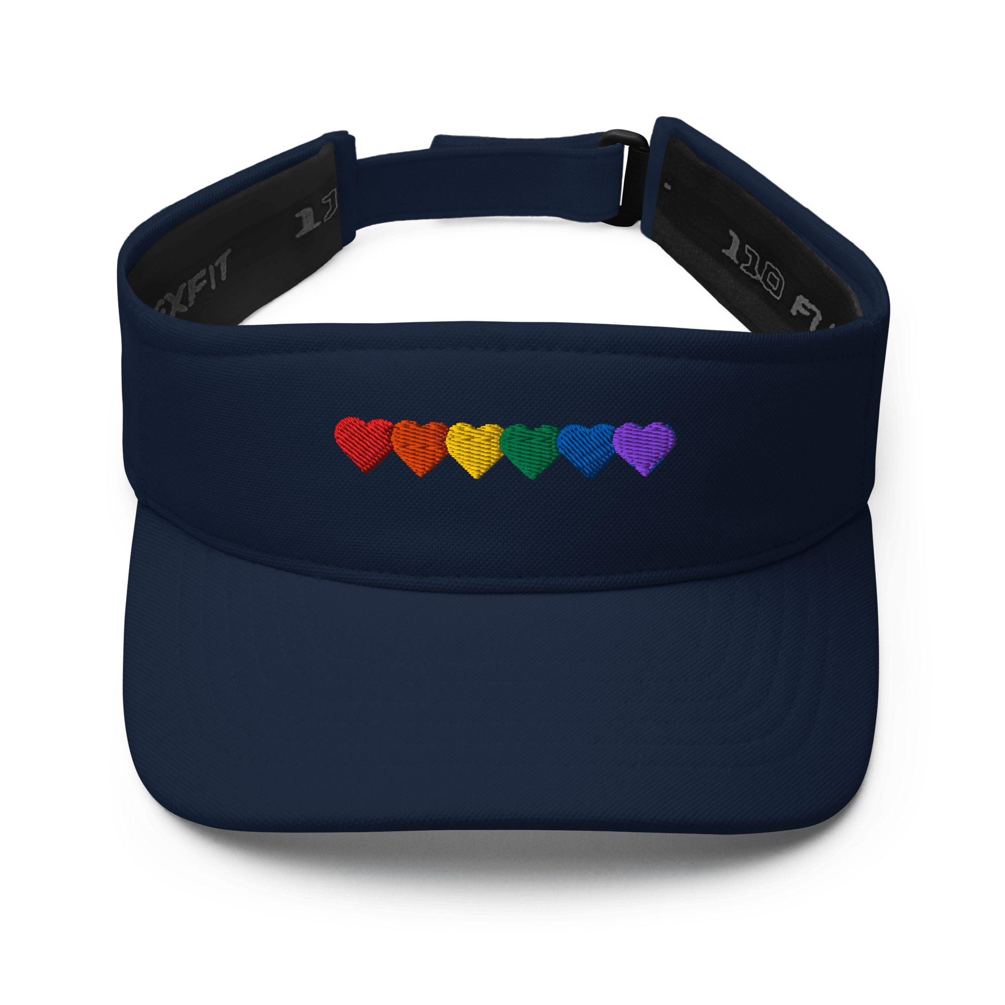 Advocacy Series: Pride Hearts Performance Visor - Heartland Stitch