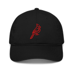 Cardinal Outline Organic Dad Hat - Heartland Stitch