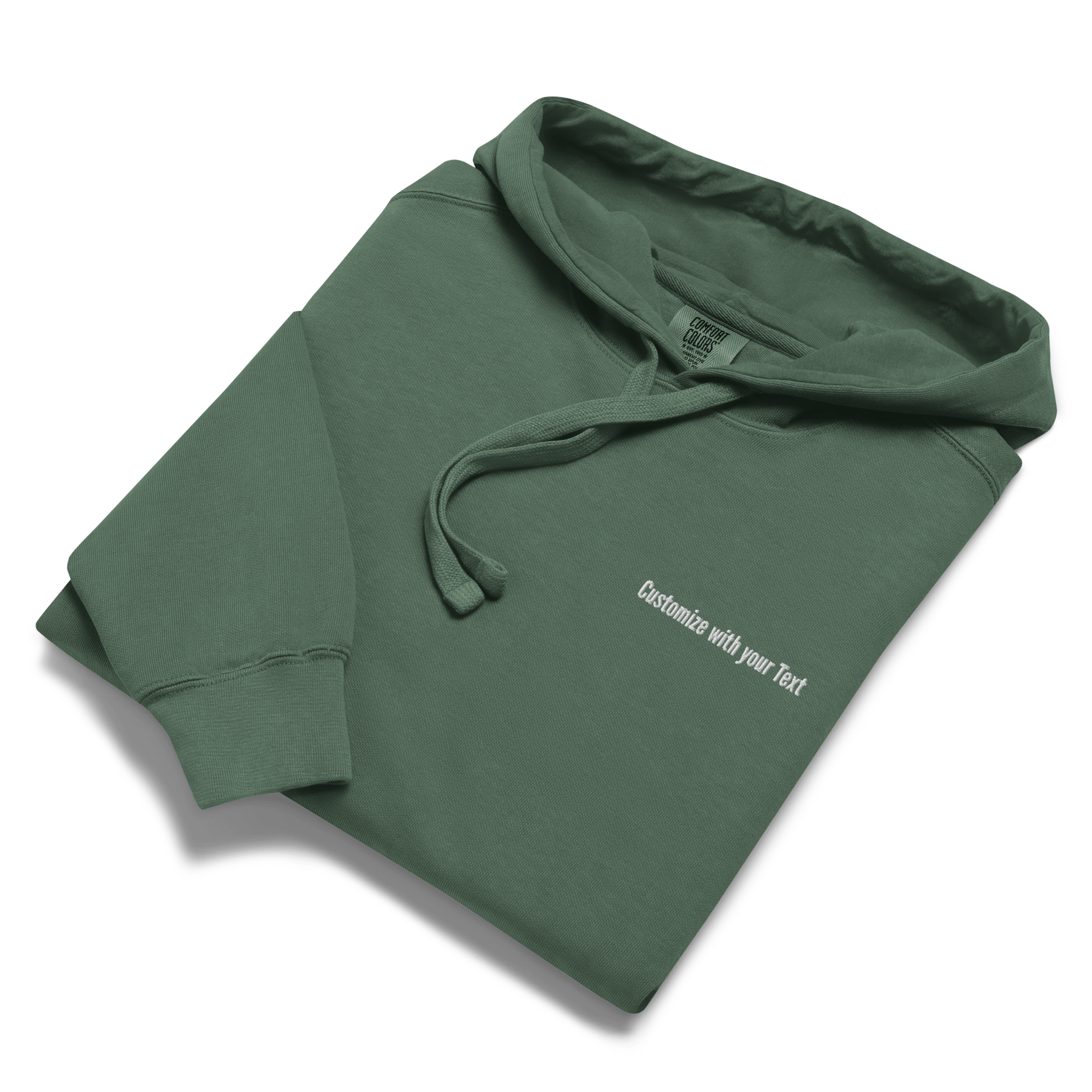 Custom Embroidered Comfort Colors Hoodie | NO MINIMUM Order | Vintage Hooded Sweatshirt - Heartland Stitch