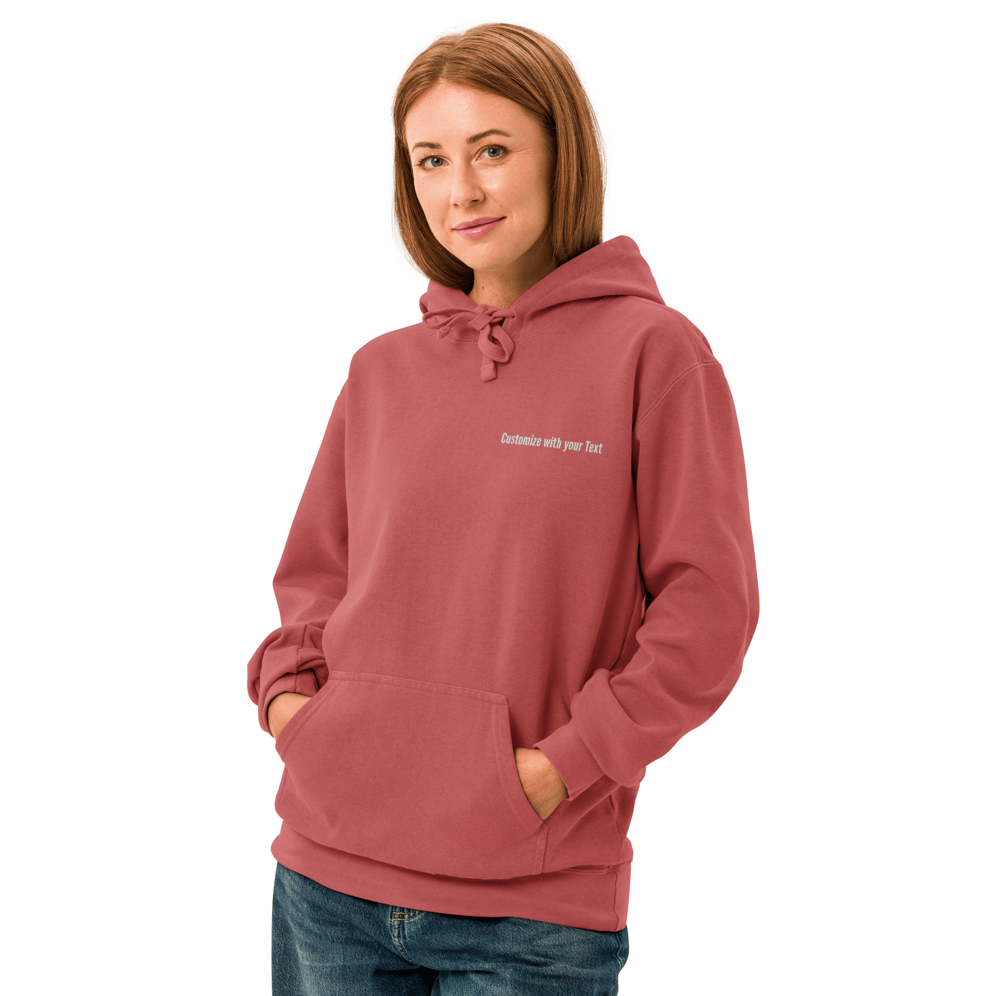 Custom Embroidered Comfort Colors Hoodie | NO MINIMUM Order | Vintage Hooded Sweatshirt - Heartland Stitch