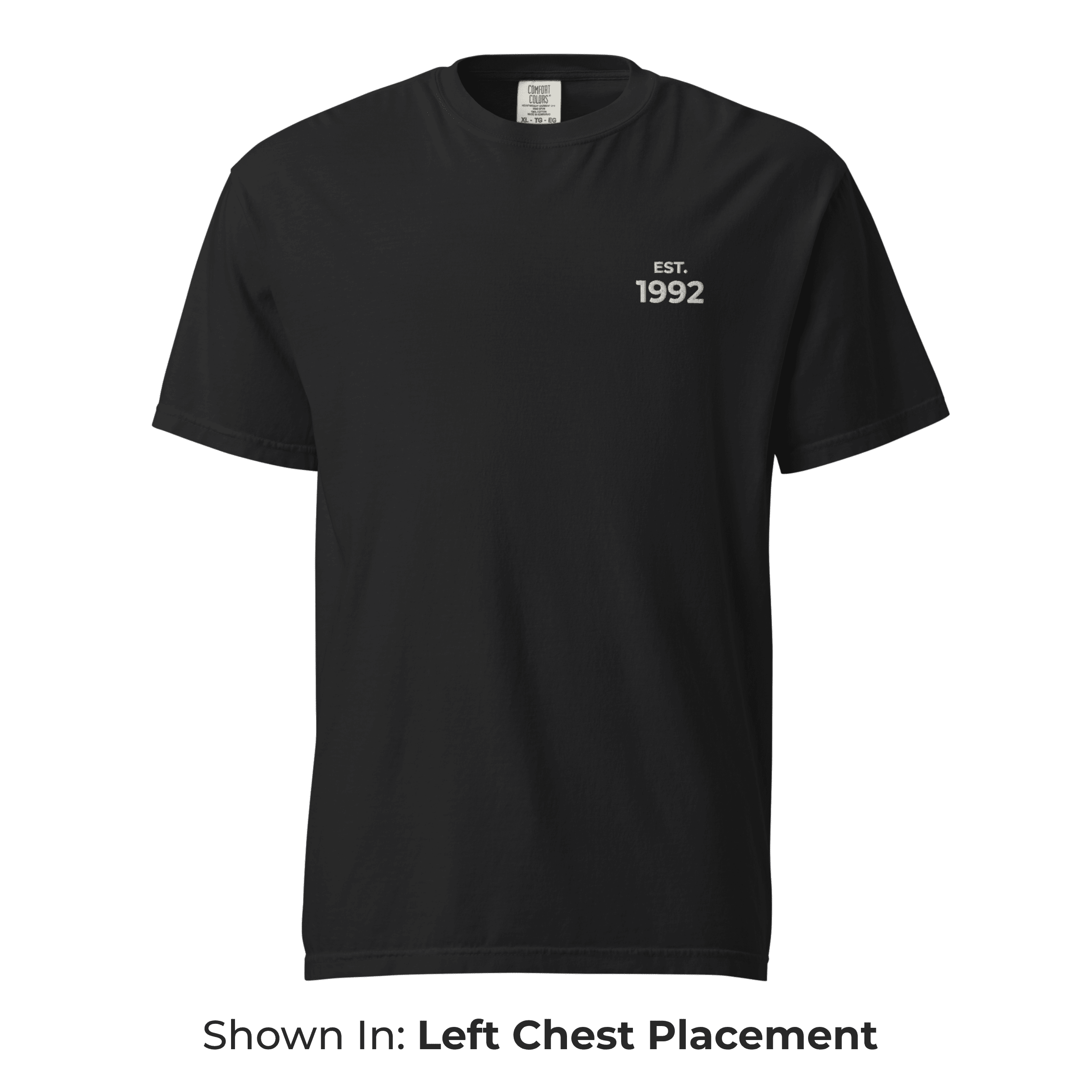 Custom Embroidered Comfort Colors® T-Shirt - Heartland Stitch