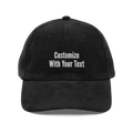 Custom Embroidered Corduroy Hat | NO MINIMUM Order | Personalized Winter Cap - Heartland Stitch