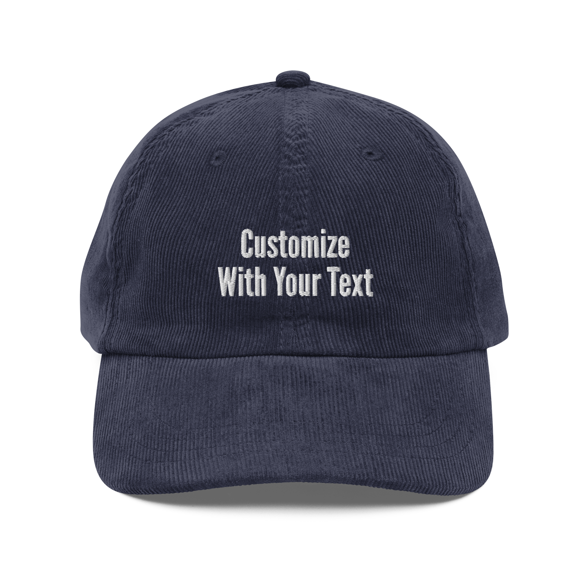 Custom Embroidered Corduroy Hat | NO MINIMUM Order | Personalized Winter Cap - Heartland Stitch