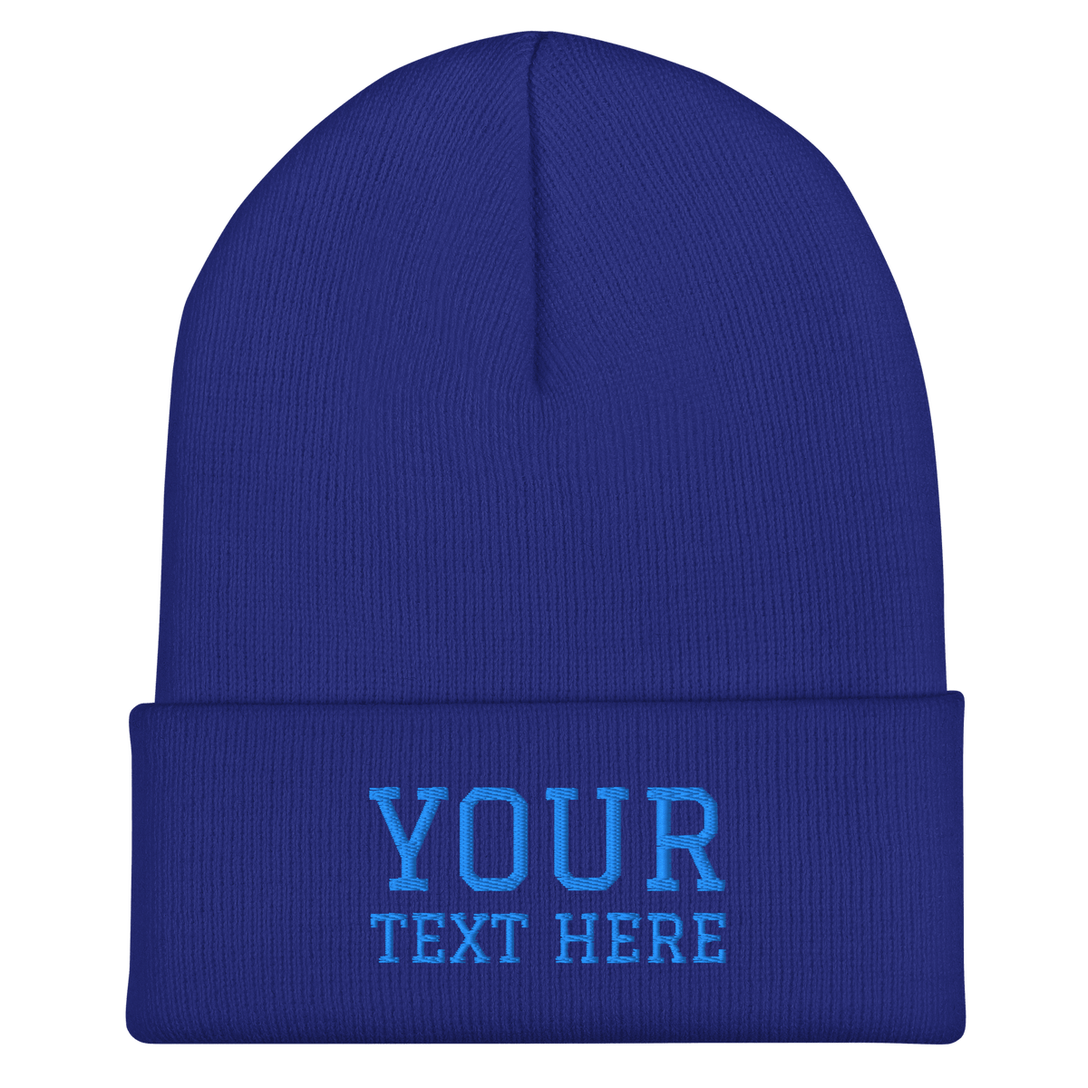 Custom Embroidered Cuffed Beanie - Heartland Stitch
