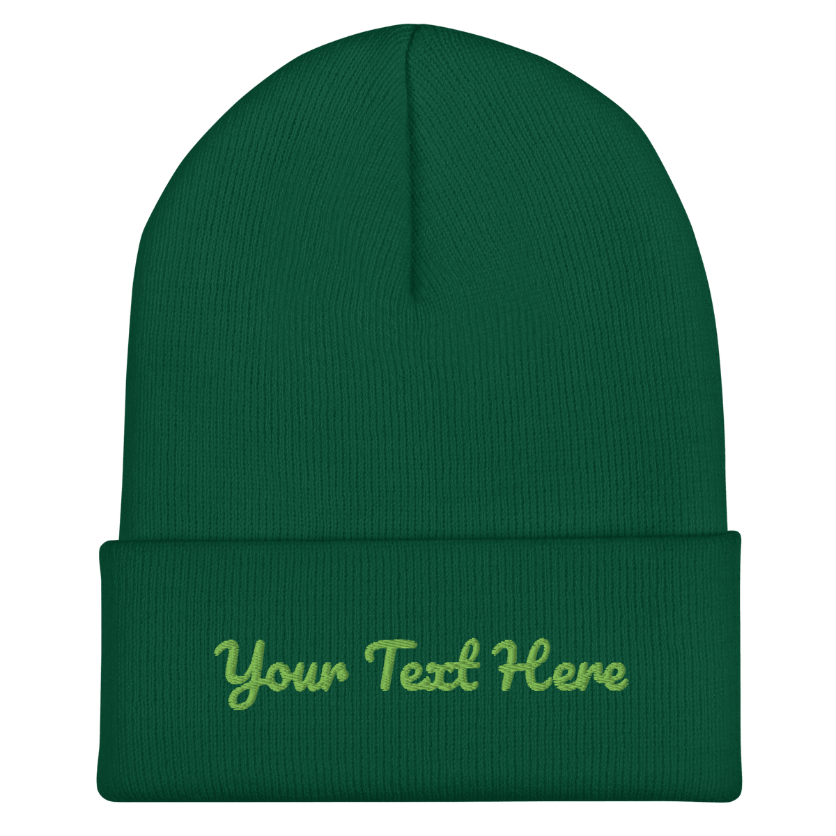 Custom Embroidered Cuffed Beanie - Heartland Stitch