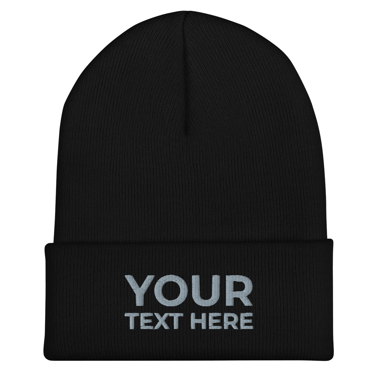 Custom Embroidered Cuffed Beanie - Heartland Stitch