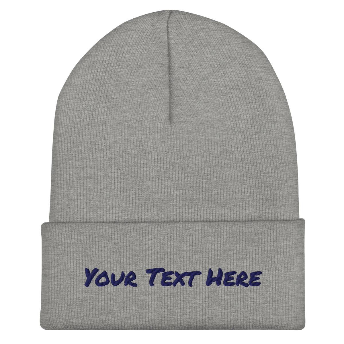 Custom Embroidered Cuffed Beanie - Heartland Stitch