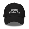 Custom Embroidered Dad Hat | NO MINIMUM Order | Personalized Baseball Cap - Heartland Stitch