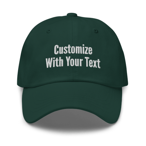 Custom Embroidered Dad Hat | NO MINIMUM Order | Personalized Baseball Cap - Heartland Stitch
