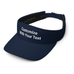 Custom Embroidered Performance Court Visor - Heartland Stitch