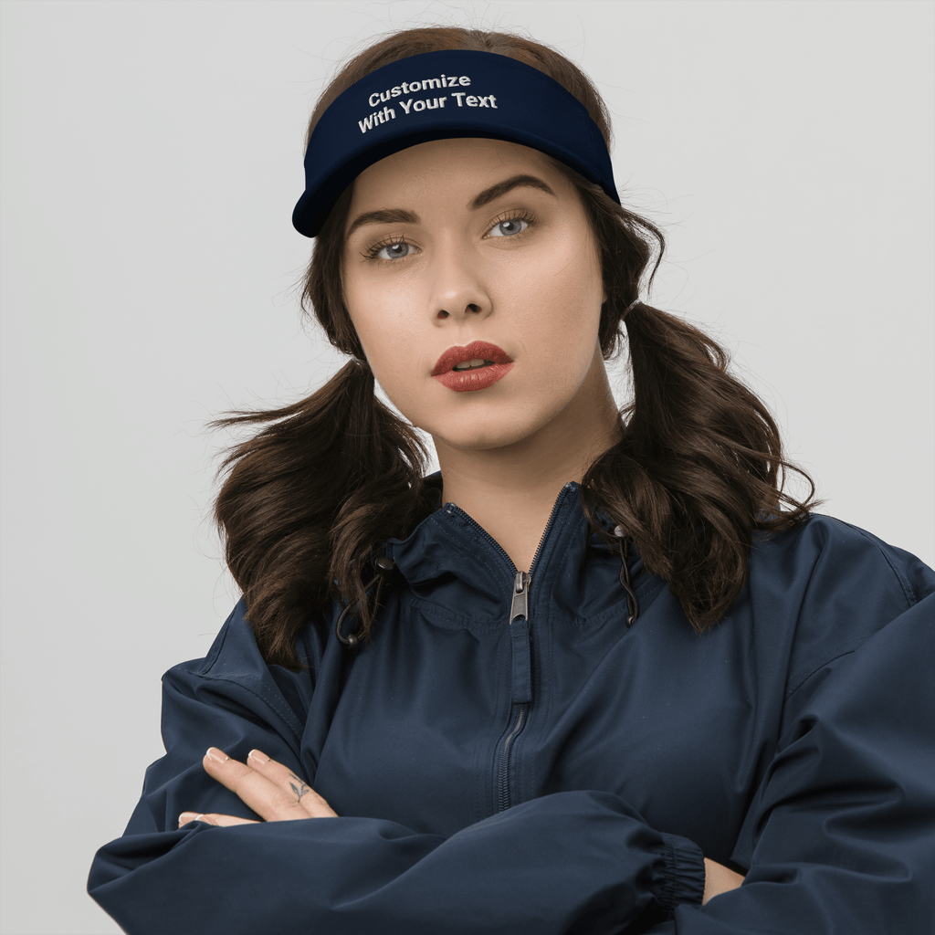 Custom Embroidered Performance Court Visor - Heartland Stitch