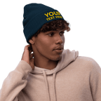 Custom Embroidered Ribbed Knit Beanie - Heartland Stitch