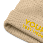 Custom Embroidered Ribbed Knit Beanie - Heartland Stitch