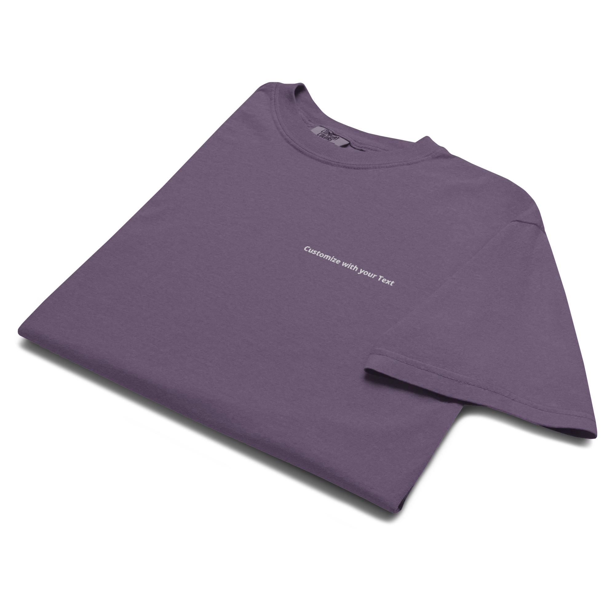 Custom Embroidered T-Shirt | Comfort Colors Personalized Tee | NO MINIMUM Order - Heartland Stitch