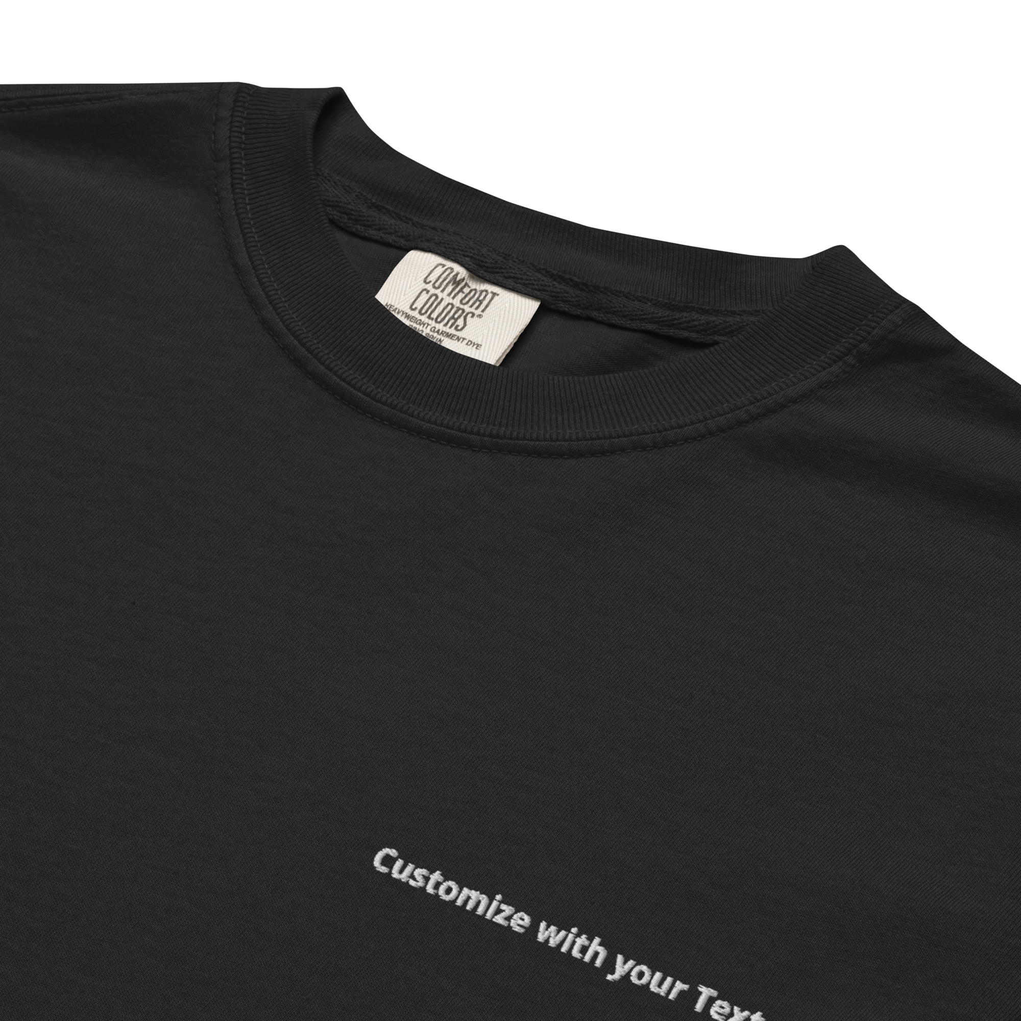 Custom Embroidered T-Shirt | Comfort Colors Personalized Tee | NO MINIMUM Order - Heartland Stitch
