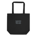 Custom Embroidered Tote Bag | Personalized Monogram Eco Bag | NO MINIMUM Order - Heartland Stitch