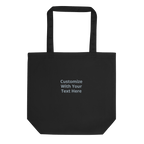 Custom Embroidered Tote Bag | Personalized Monogram Eco Bag | NO MINIMUM Order - Heartland Stitch