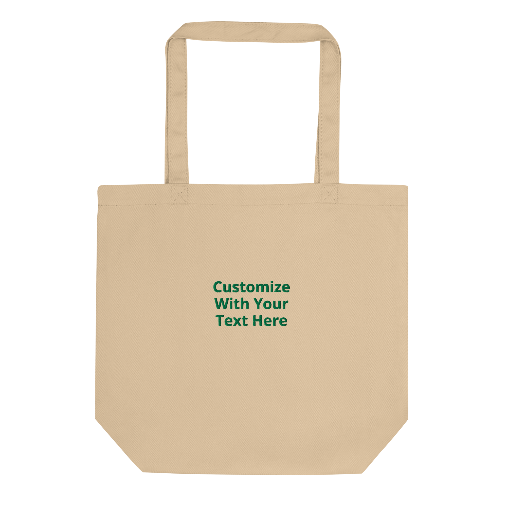 Custom Embroidered Tote Bag | Personalized Monogram Eco Bag | NO MINIMUM Order - Heartland Stitch