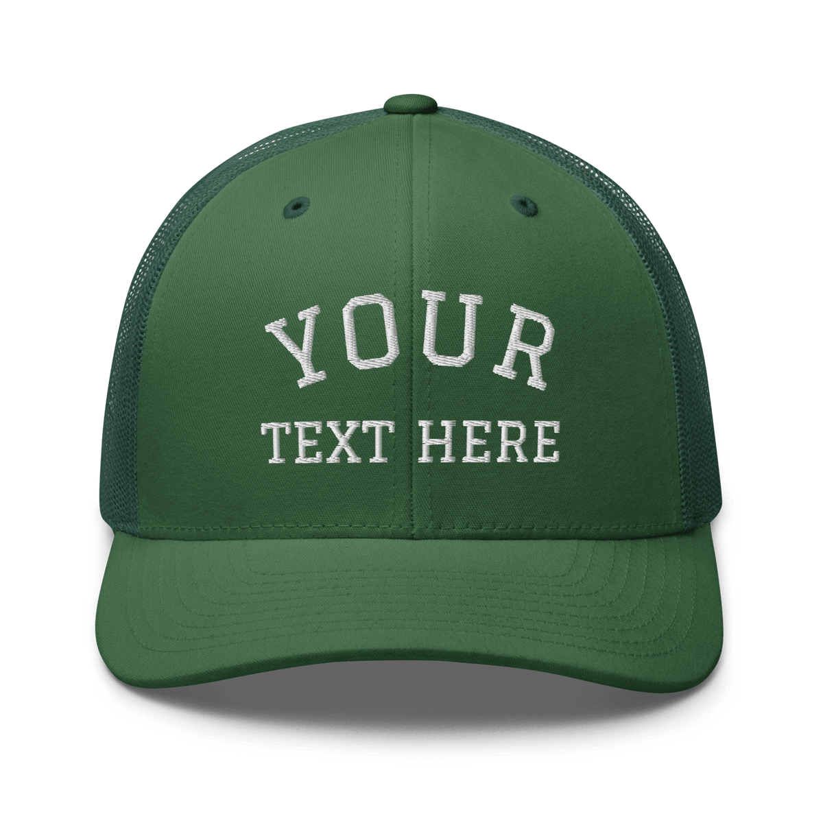 Custom Embroidered Yupoong Trucker Hat - Heartland Stitch