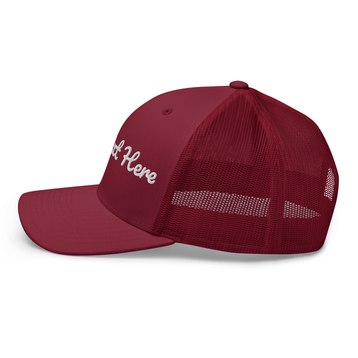 Custom Embroidered Yupoong Trucker Hat - Heartland Stitch