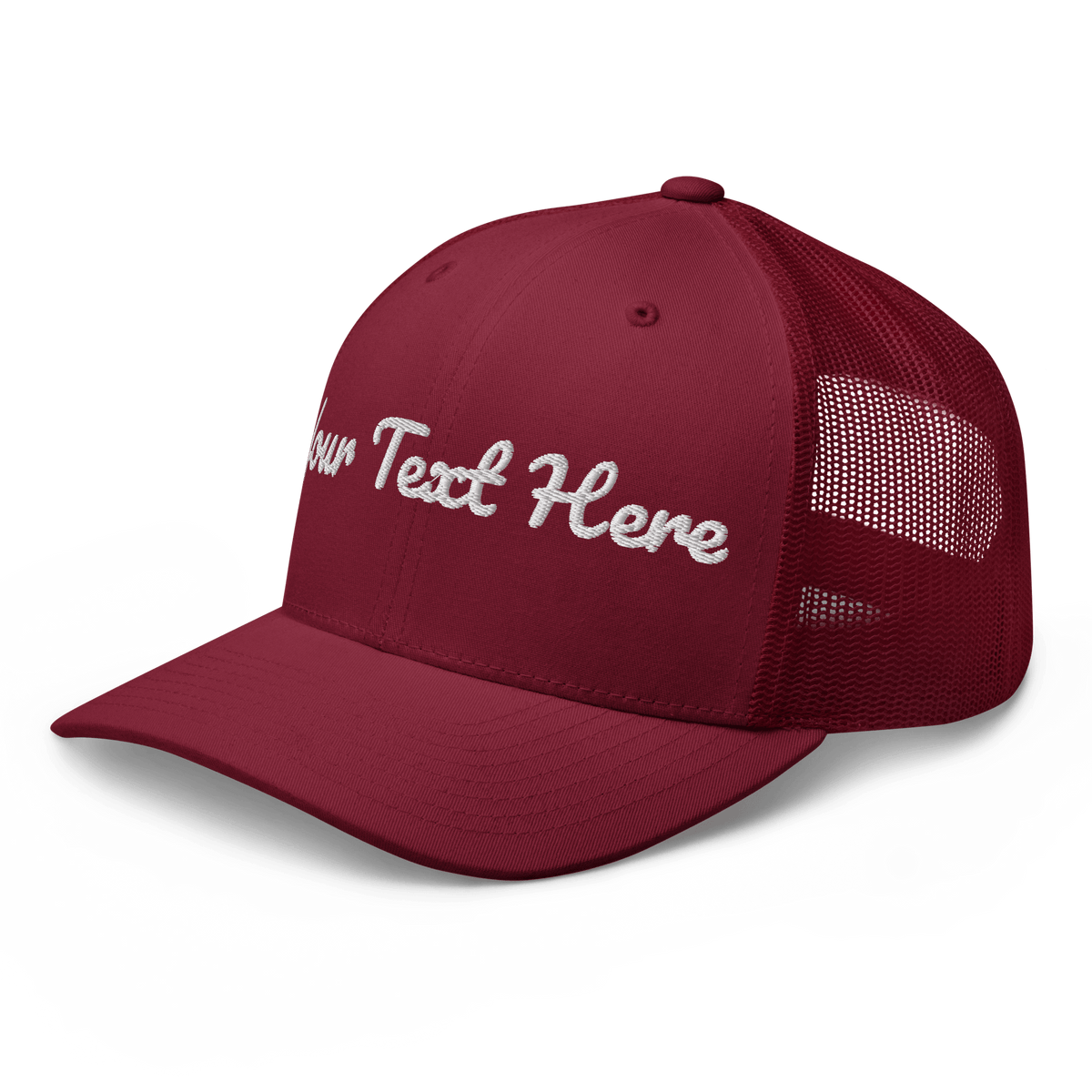 Custom Embroidered Yupoong Trucker Hat - Heartland Stitch