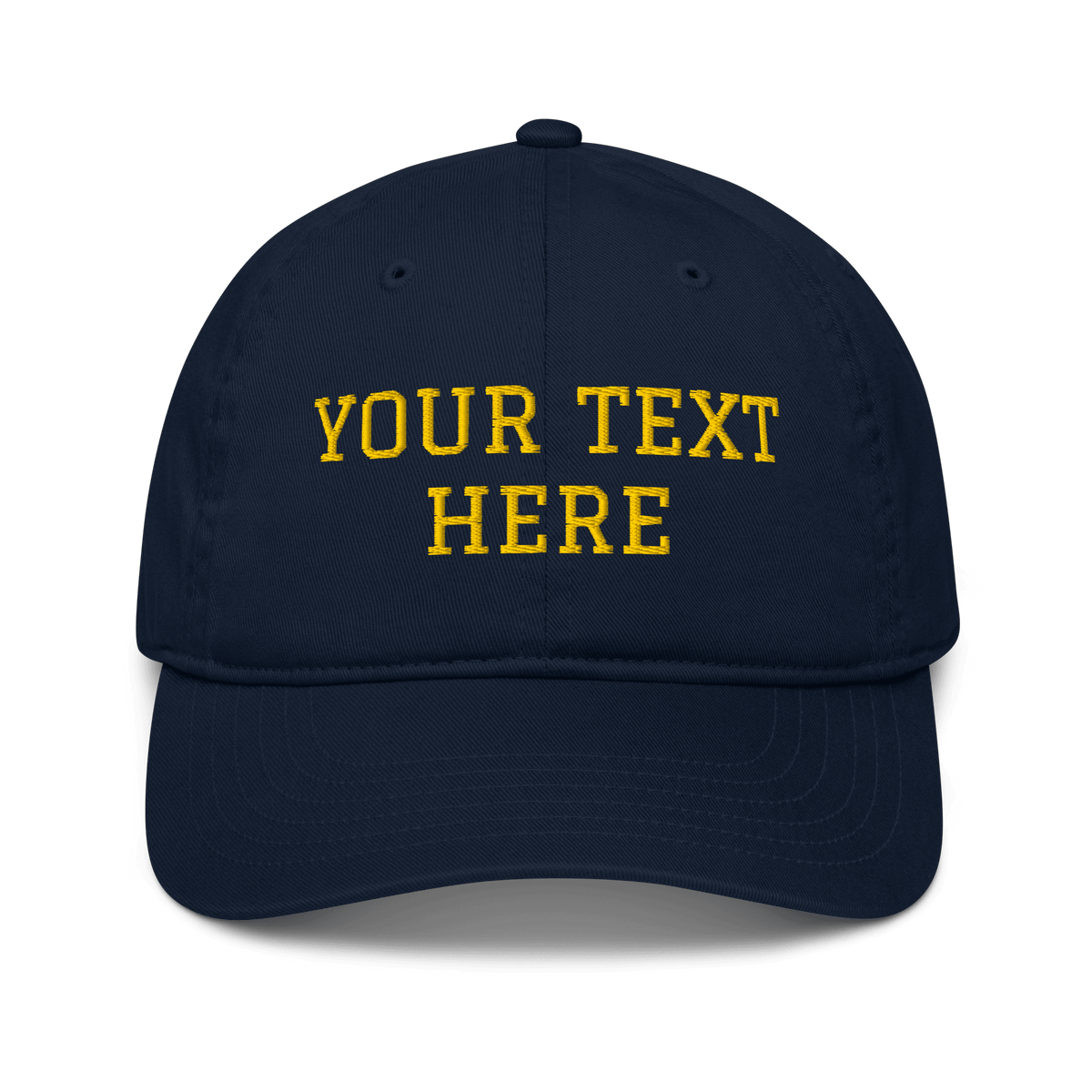 Custom Organic Cotton Dad Hat - Heartland Stitch