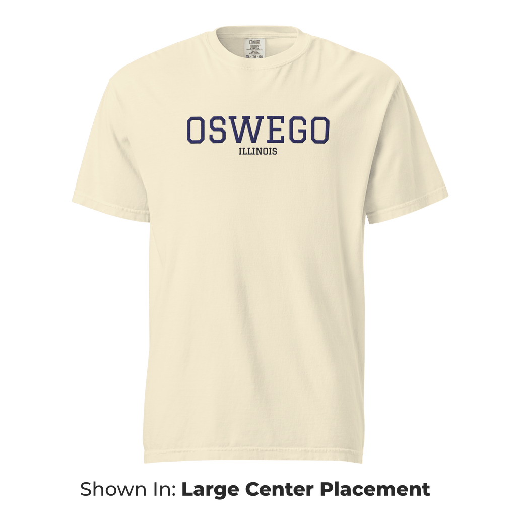 Custom Text Comfort Colors T-Shirt - Heartland Stitch