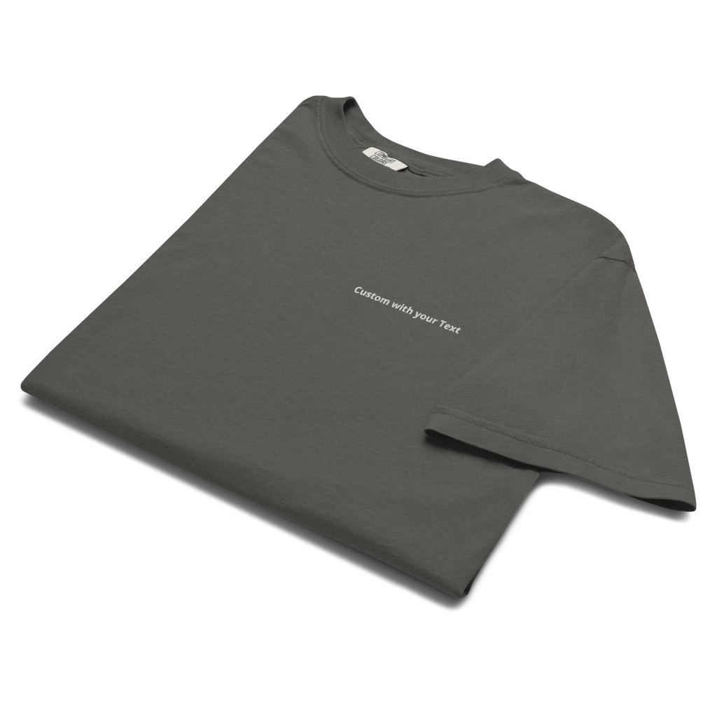 Custom Text Comfort Colors T-Shirt - Heartland Stitch