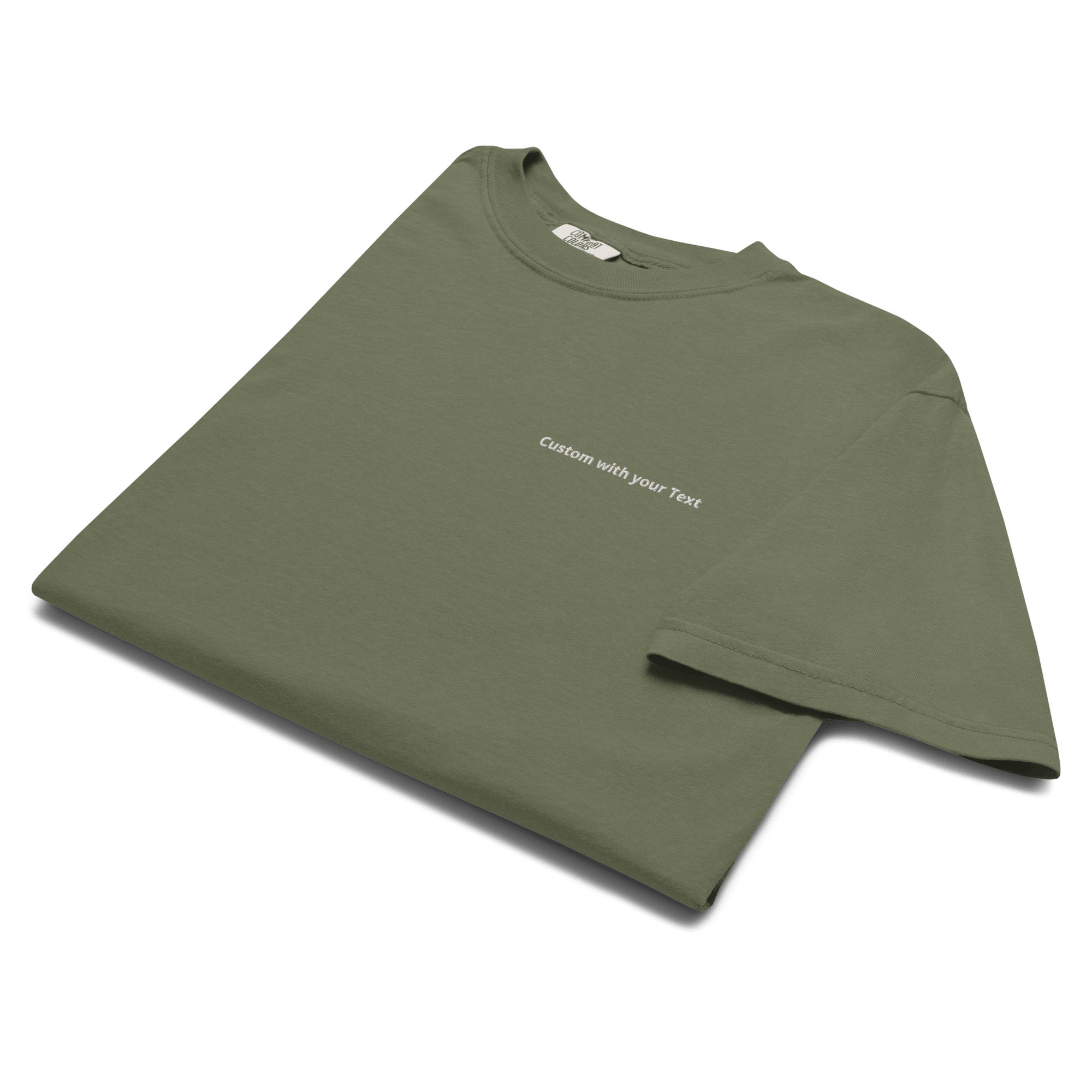 Custom Text Comfort Colors T-Shirt - Heartland Stitch
