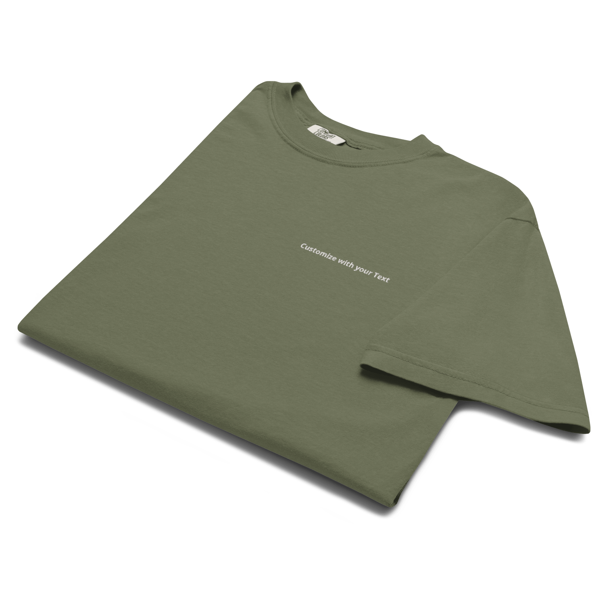 Custom Text Comfort Colors T-Shirt - Heartland Stitch