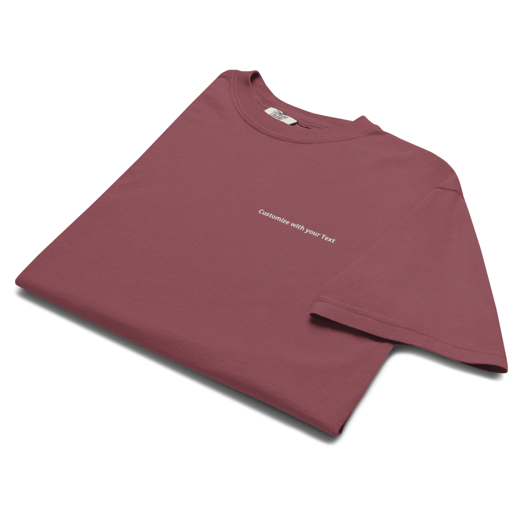 Custom Text Comfort Colors T-Shirt - Heartland Stitch