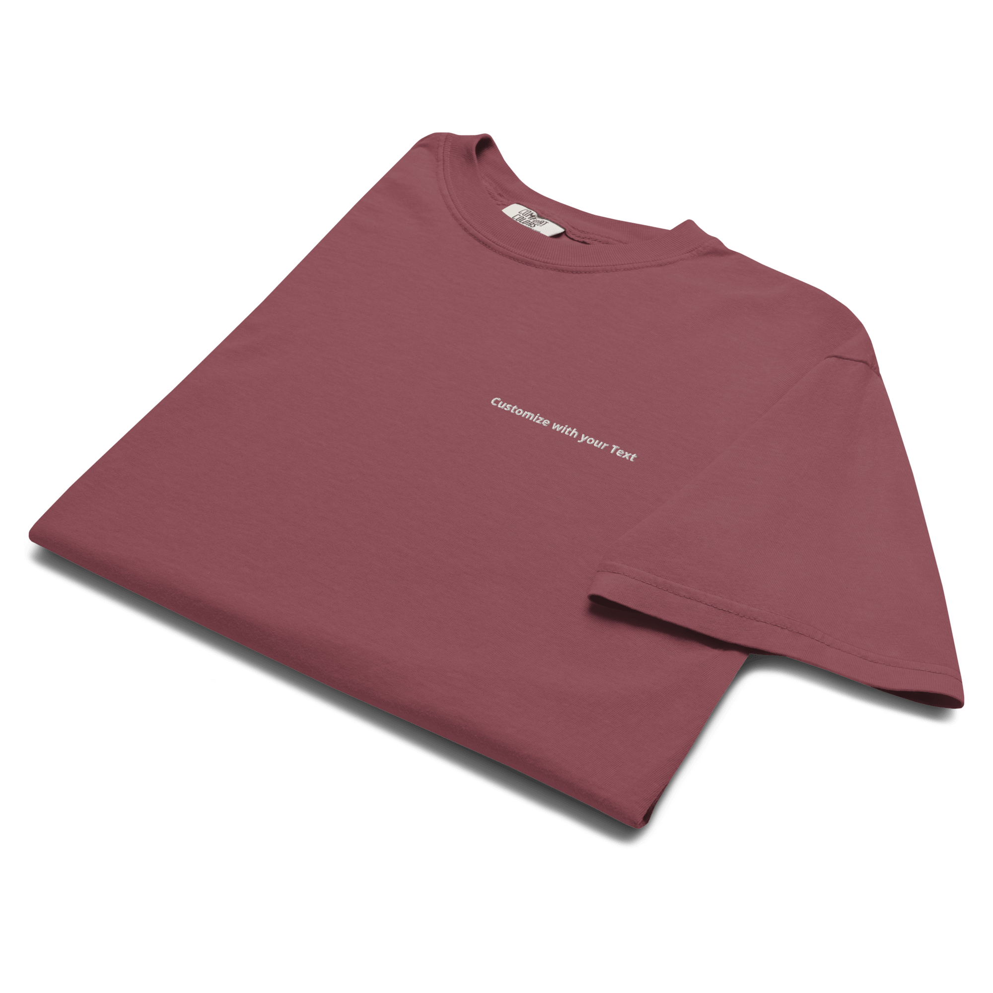 Custom Text Comfort Colors T-Shirt - Heartland Stitch