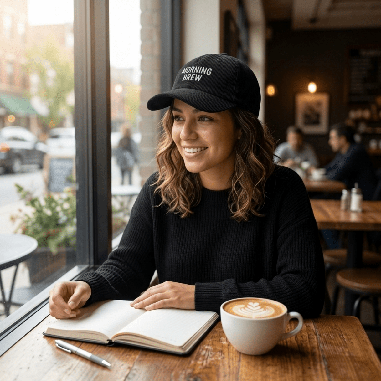 Custom Text Corduroy Hat - Heartland Stitch