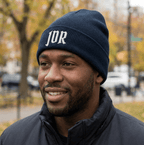 Custom Text Organic Cotton Beanie | Personalized Eco - Beanie - Heartland Stitch